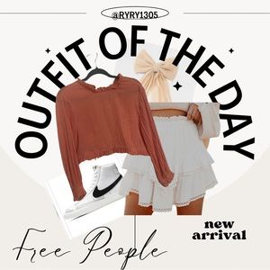 🌸 💓Wonen’s Free People Boho Crop Top With Open Back Tie Pink Size XS